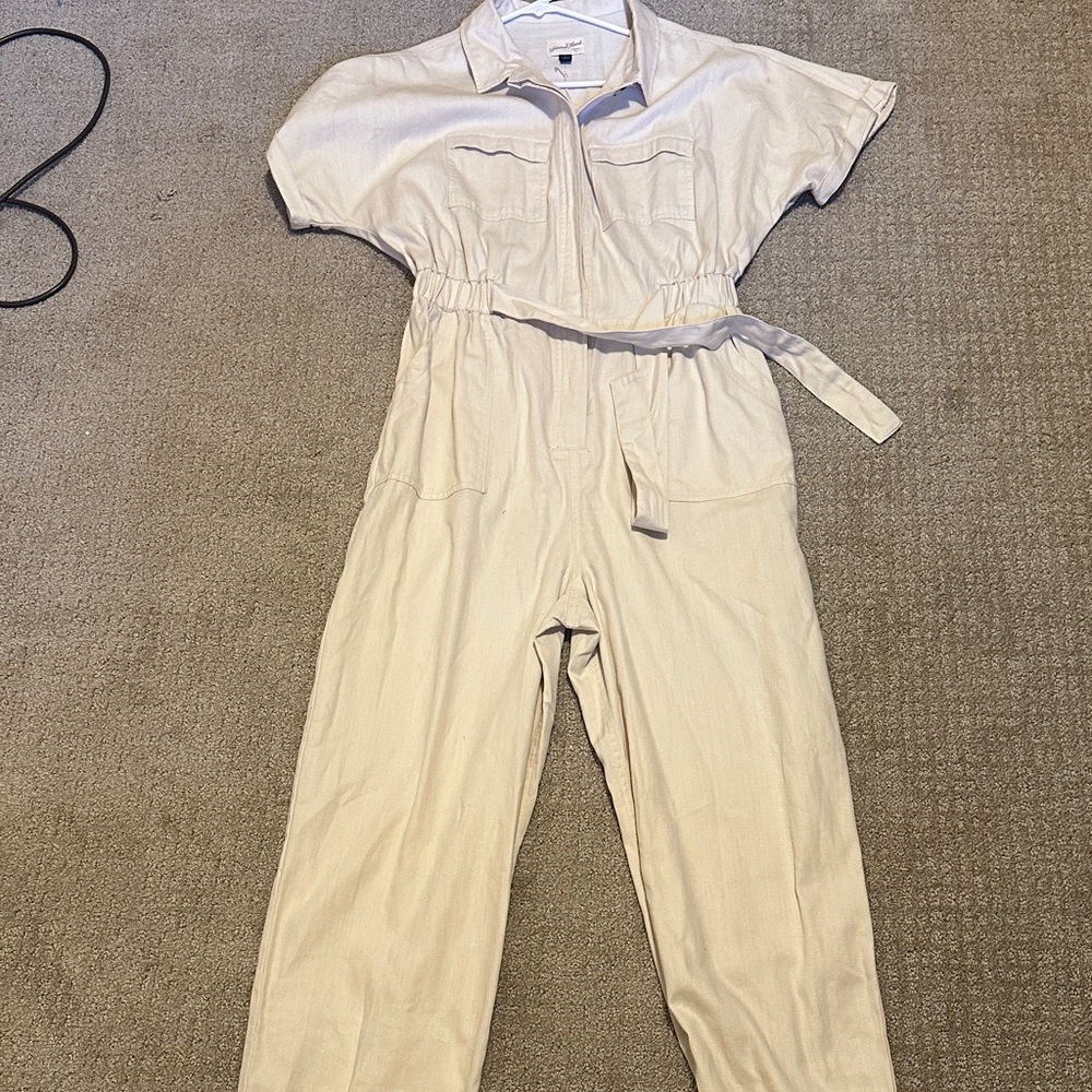 Universal Thread Light Beige Jumpsuit